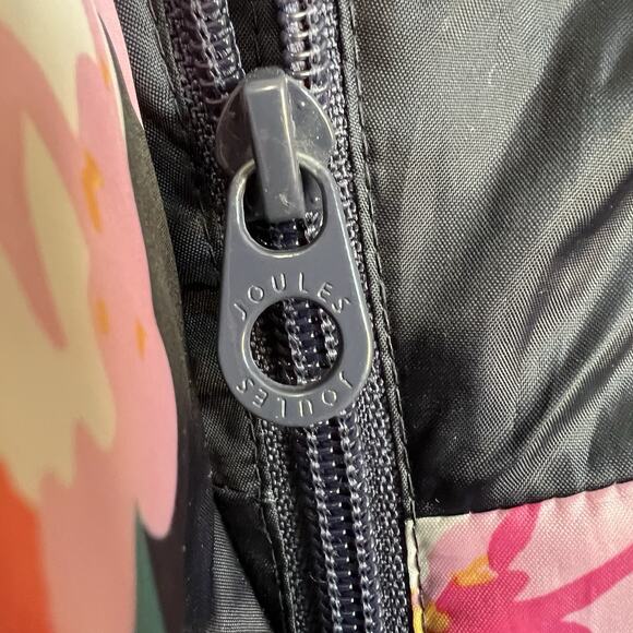 Joules Right as Rain Waterproof Breathable Jacket Black Floral Size 14 - JL386 - Picture 5 of 9